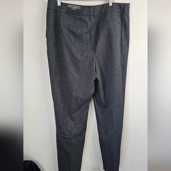 Penningtons slightly curvy fit size 18 dress pants nwt in grey - Picture 2 of 6